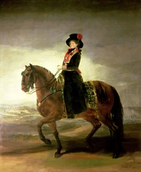 Equestrian Portrait of Queen Maria Luisa, Wife of King Charles IV of Spain, 1799